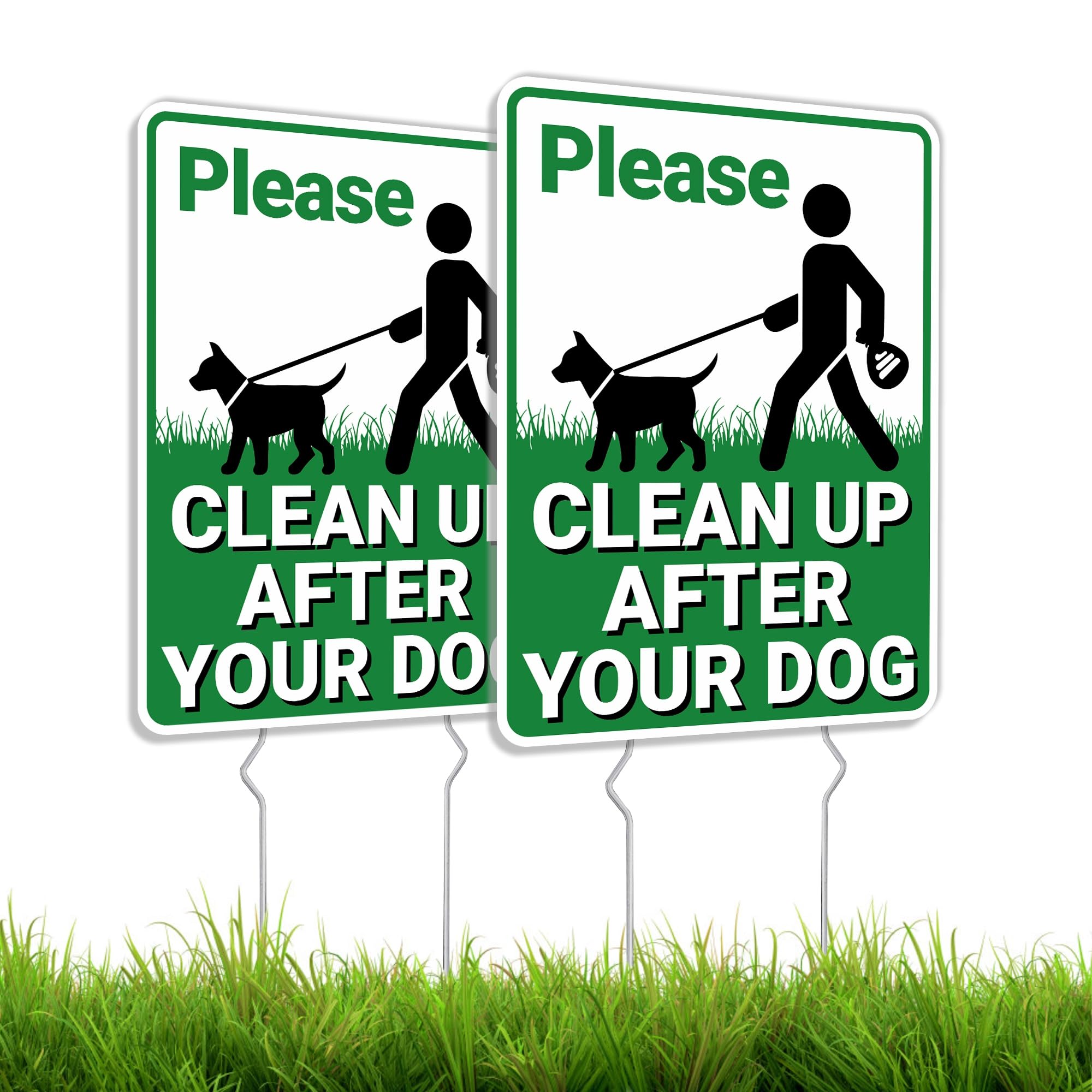 Goolife fence-mount option dog sign for flexible placement.