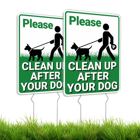 Goolife fence-mount option dog sign for flexible placement.
