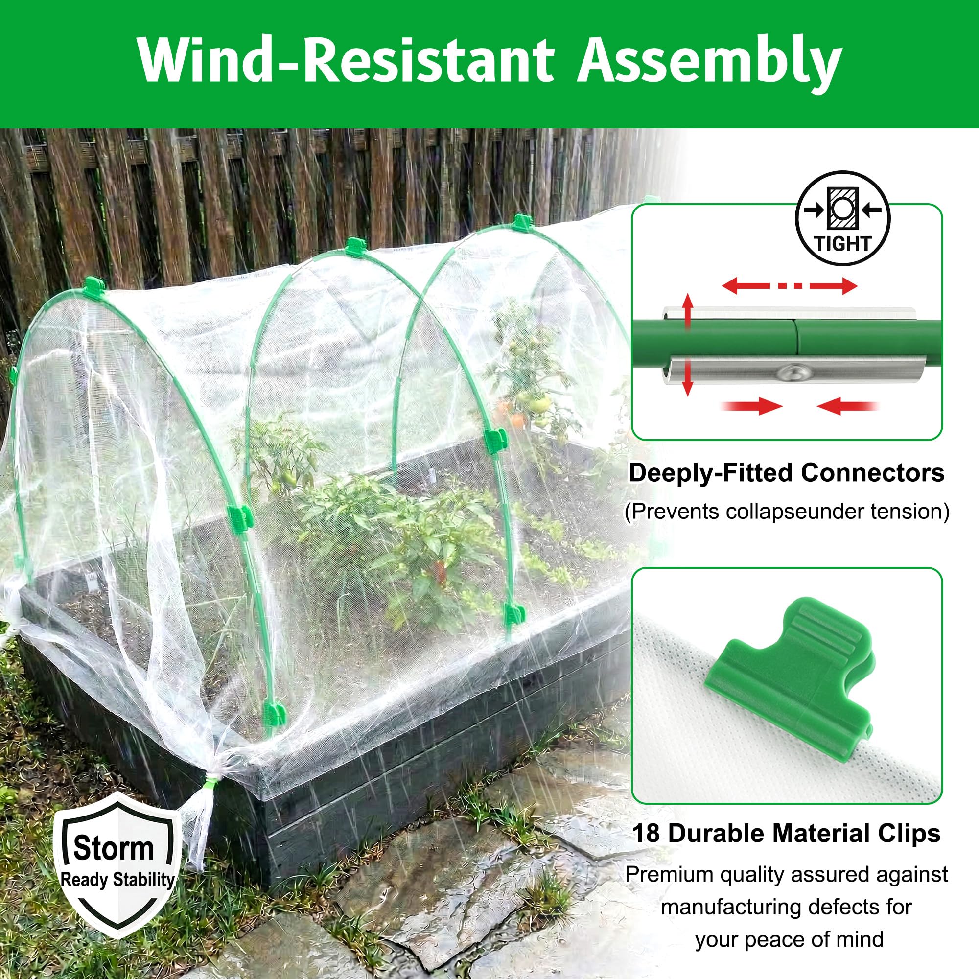 GOONMILL 3 to 4 feet width design keeps arches strong without bending.