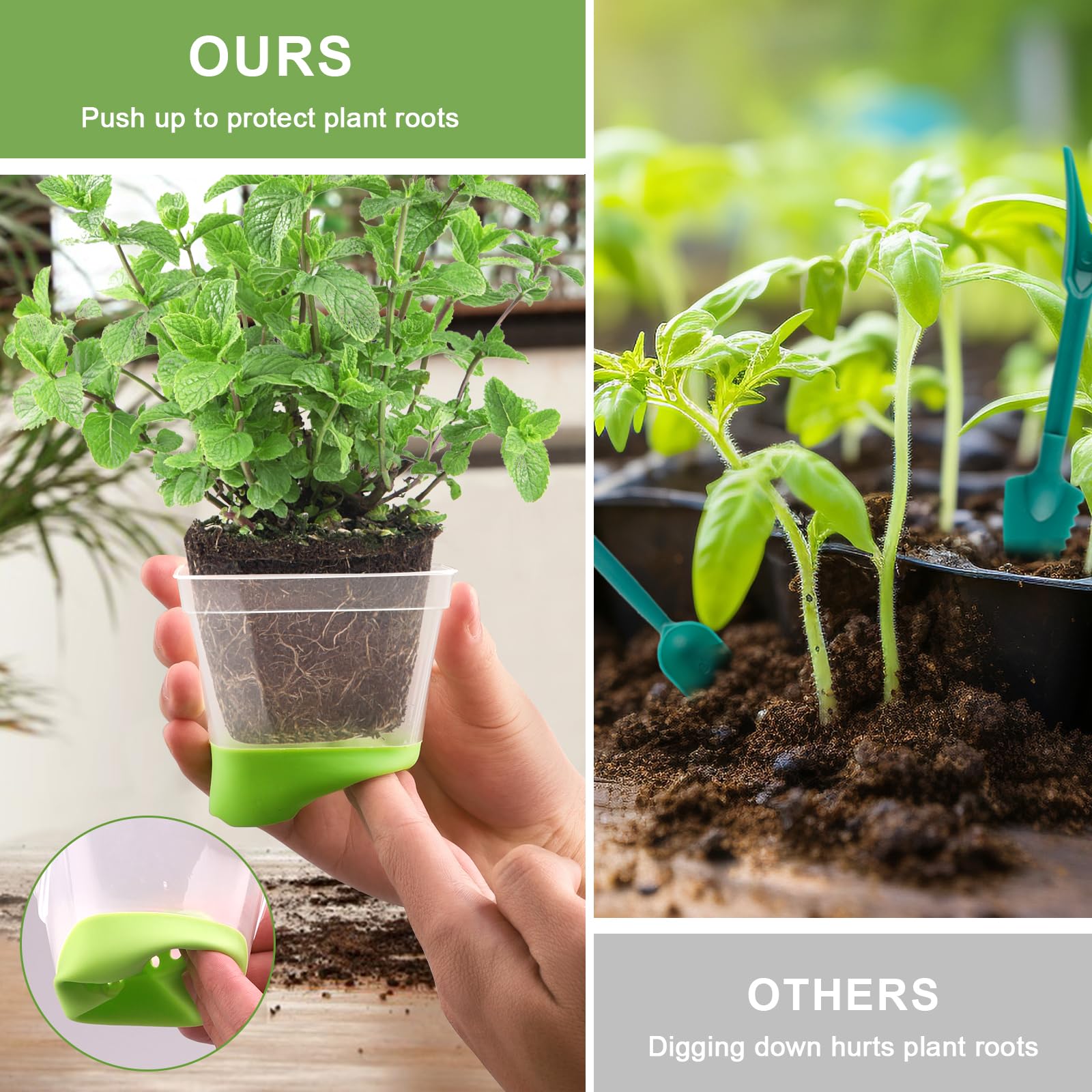 GOONMILL durable PP material supports long-lasting, reusable pots.