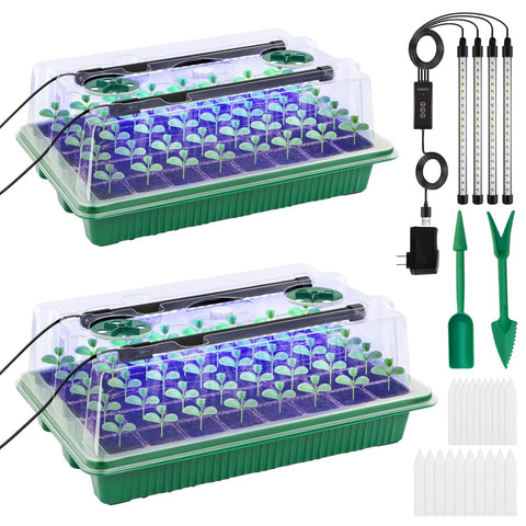 GOONMILL seed starter tray 80-cell layout for organized germination and easy seed management.