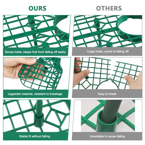 GOONMILL strawberry plant support with airflow holes improves circulation.