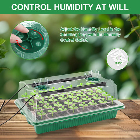 GOONMILL transparent tray design lets you monitor root development at a glance.