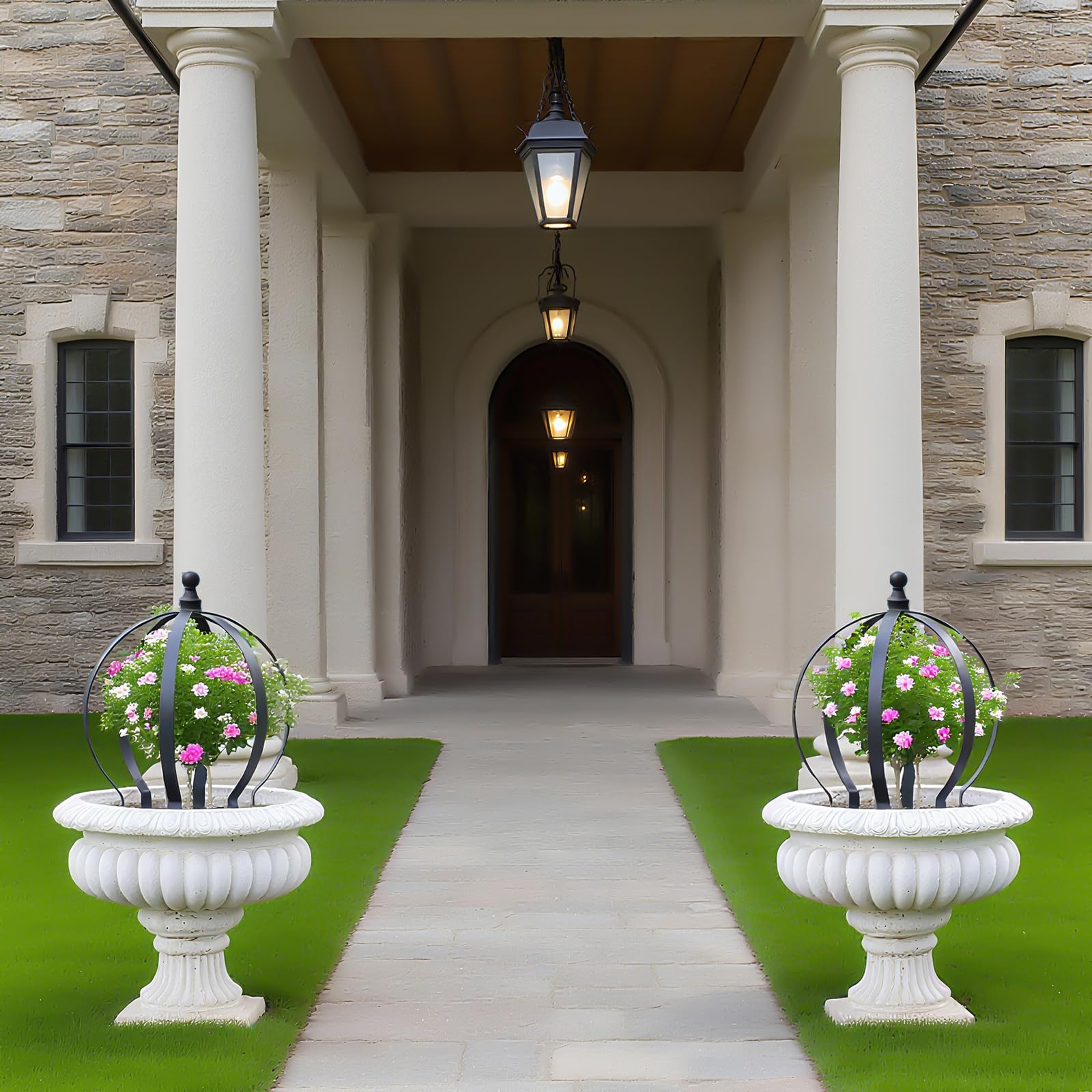 Goooxim chic outdoor accent elevates patios with an elegant frame.