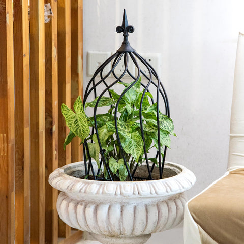 GOOOXIM compact 23-inch trellis fits a small balcony space.