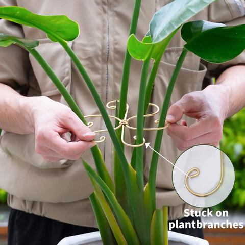 Easy tool free installation wraps around stems in seconds