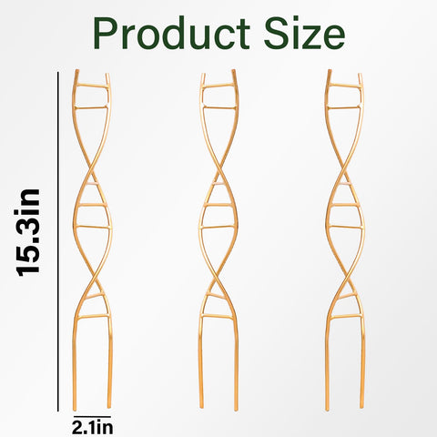 Goooxim indoor plant trellis iron provides sturdy support for pothos and philodendrons.