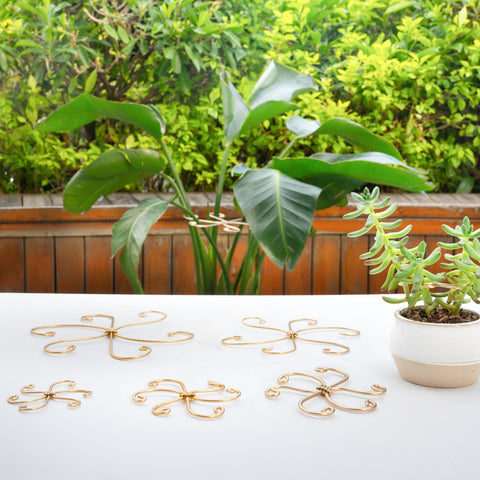 Goooxim matte finish hook complements modern decor while stabilizing plants.
