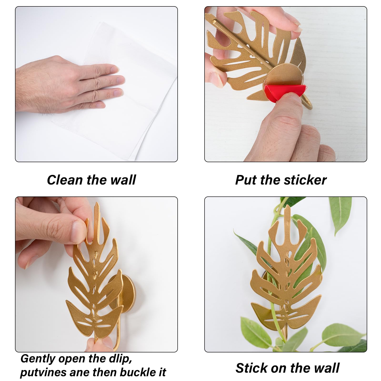 Goooxim orchid-vine support clip holds delicate stems securely.