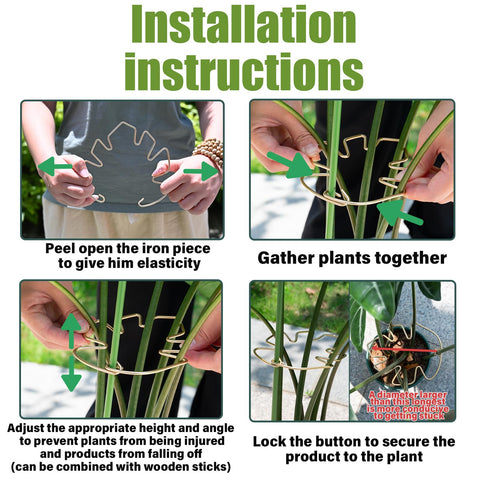 Goooxim outdoor indoor plant stake supports reliable growth for climbers