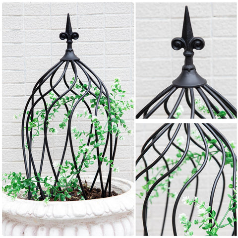 GOOOXIM indoor outdoor trellis elevates a vertical garden setup.