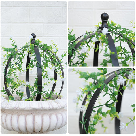 Goooxim stylish topiary frame enhances outdoor spaces while supporting plant growth.