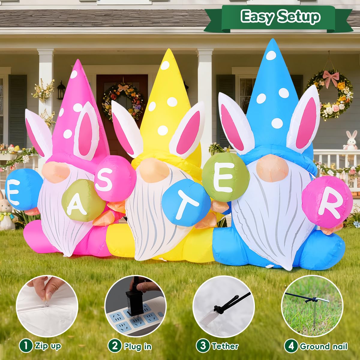 GOOSH durable polyester inflatable for outdoor weather-ready use