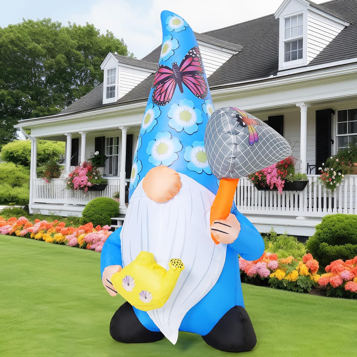 GOOSH garden gnome inflatable outdoor decor for yard parties