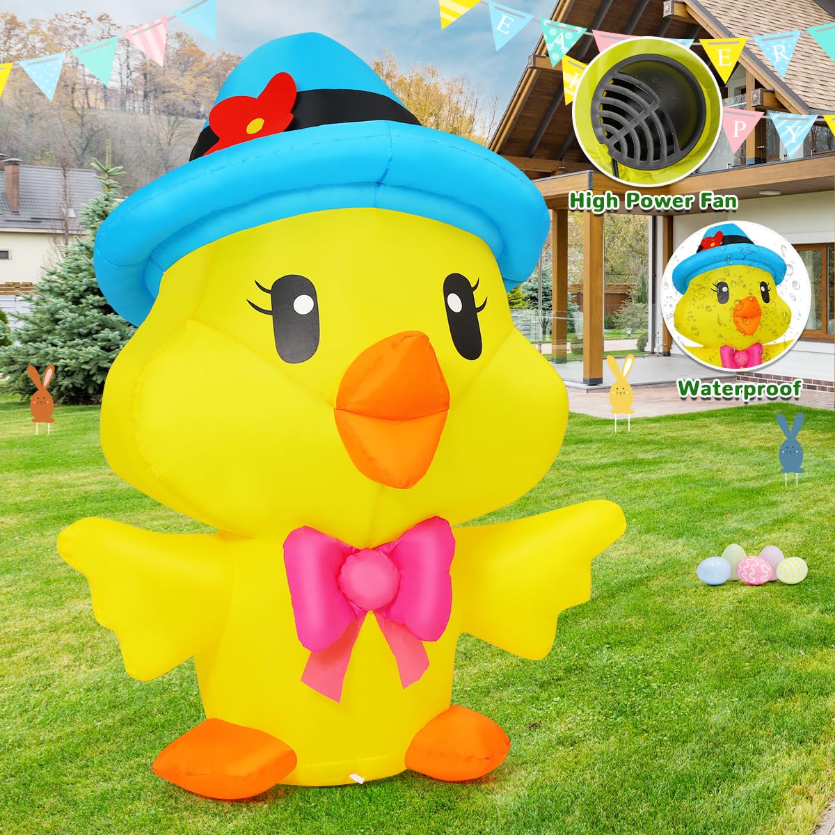 GOOSH inflatable includes stakes and ropes for secure setup in any yard