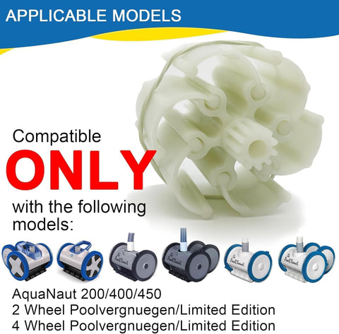 Goosuroo PVXH038SA installation-friendly kit, compatible with Hayward AquaNaut pool cleaners.
