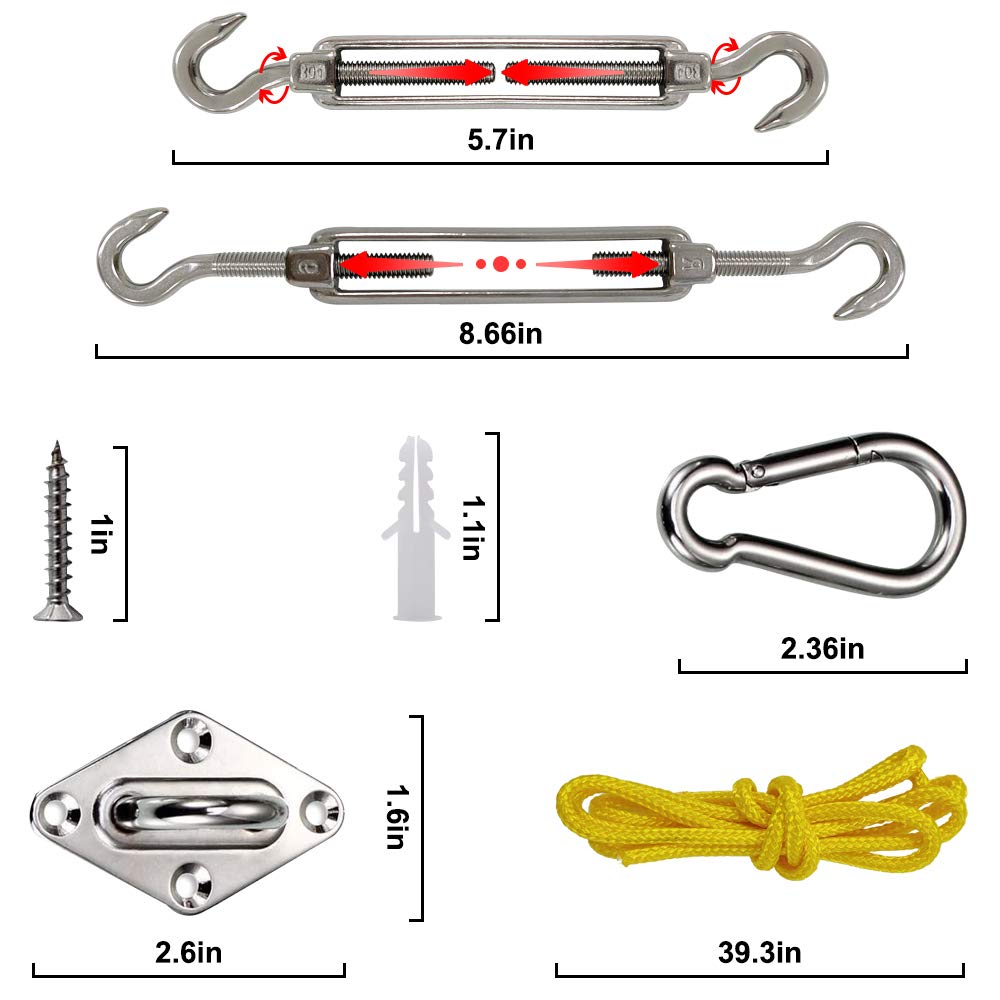 GoosWexmzl snap hook with rust-resistant finish for outdoors