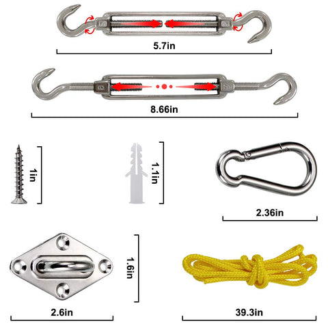 GoosWexmzl snap hook with rust-resistant finish for outdoors