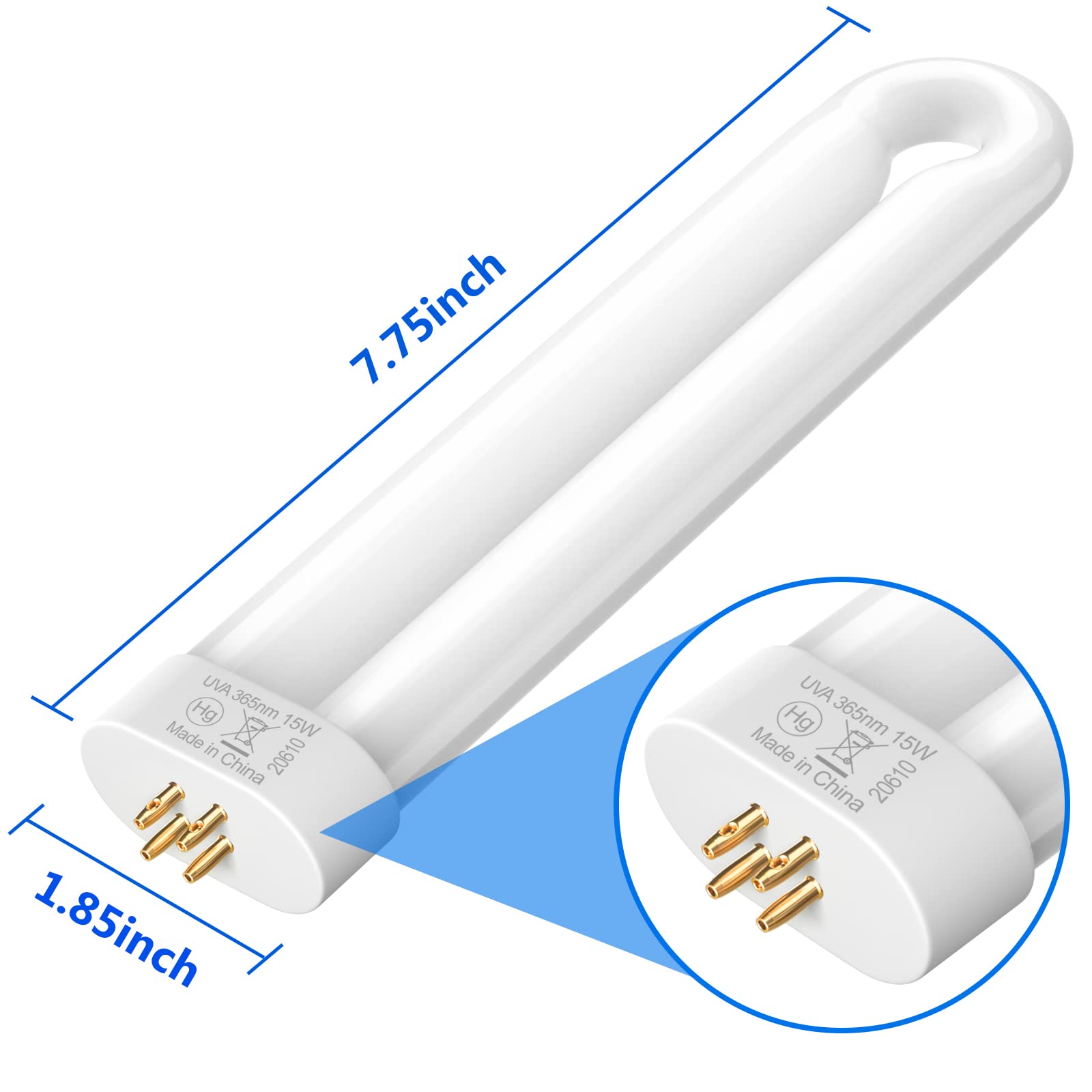 GOOTOP 4-pin base replacement bulb for GOOTOP zappers.