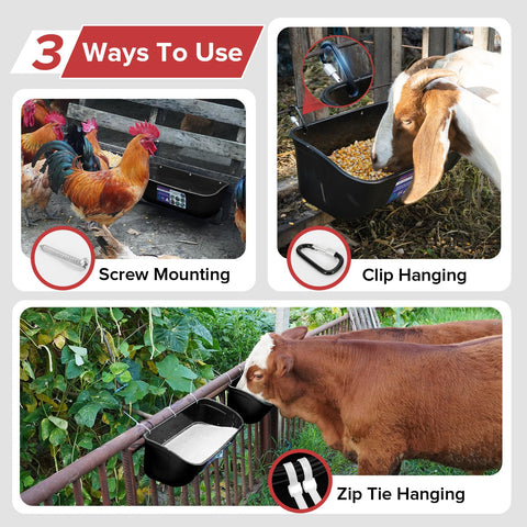 Goovilla BPA-free PE feeder material for safety and durability.