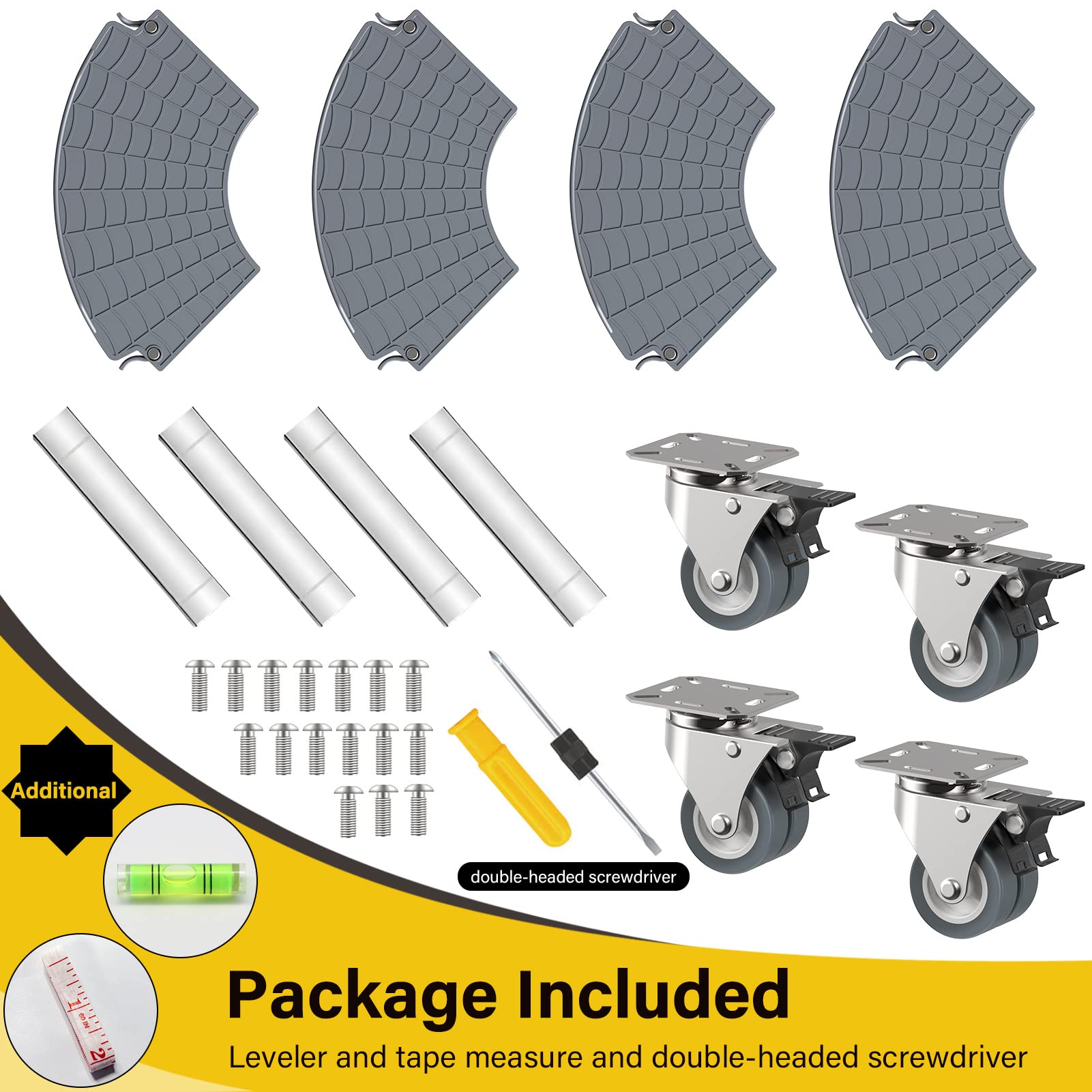 Easy 4-step installation with included test bottle and leather ruler.