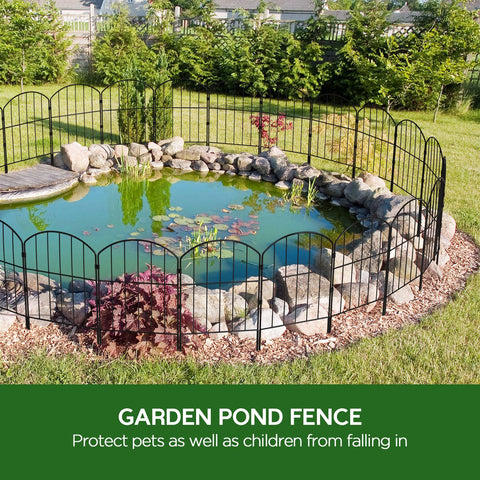 Goovilla fence with black gloss coating enhances durability and curb appeal