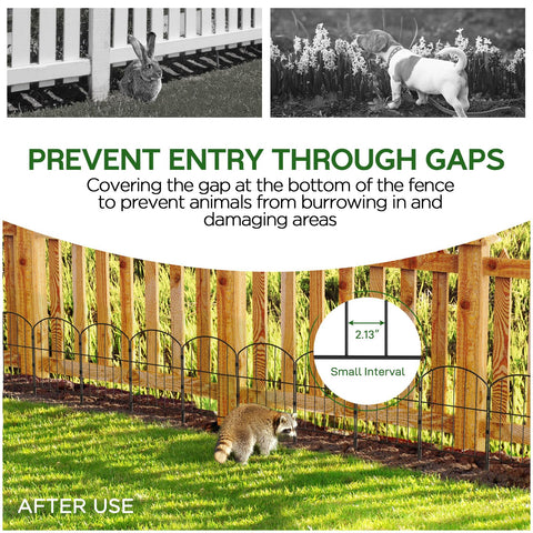 Goovilla dig-defence action illustrates animal barrier in action