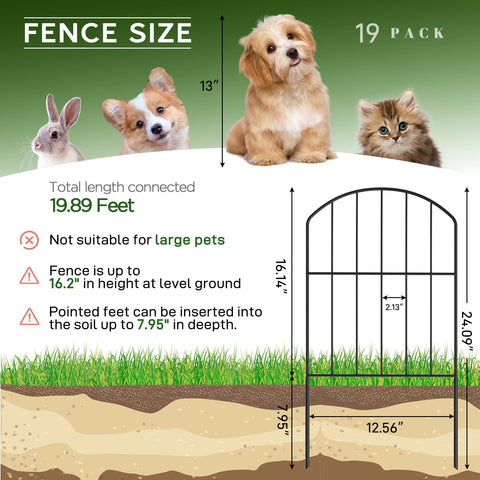 Goovilla fence forms a safe boundary for dogs and pets in the yard