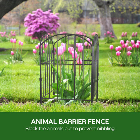 Goovilla Garden Fence flower bed border protects plants and edges