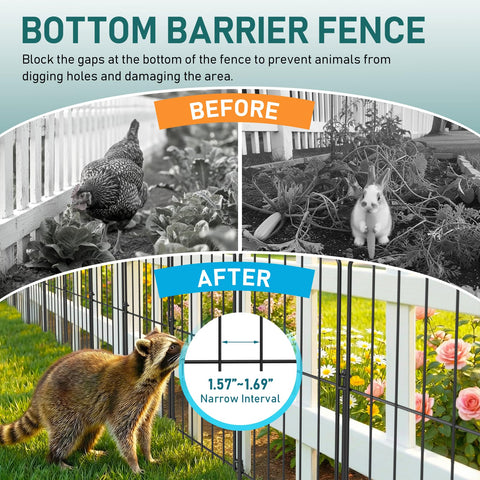 Goovilla garden fence pet play area defines a safe backyard space