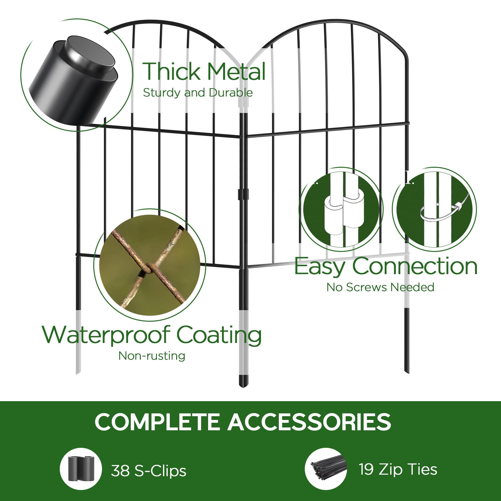 Goovilla fence stakes installation demonstrates stable ground anchoring