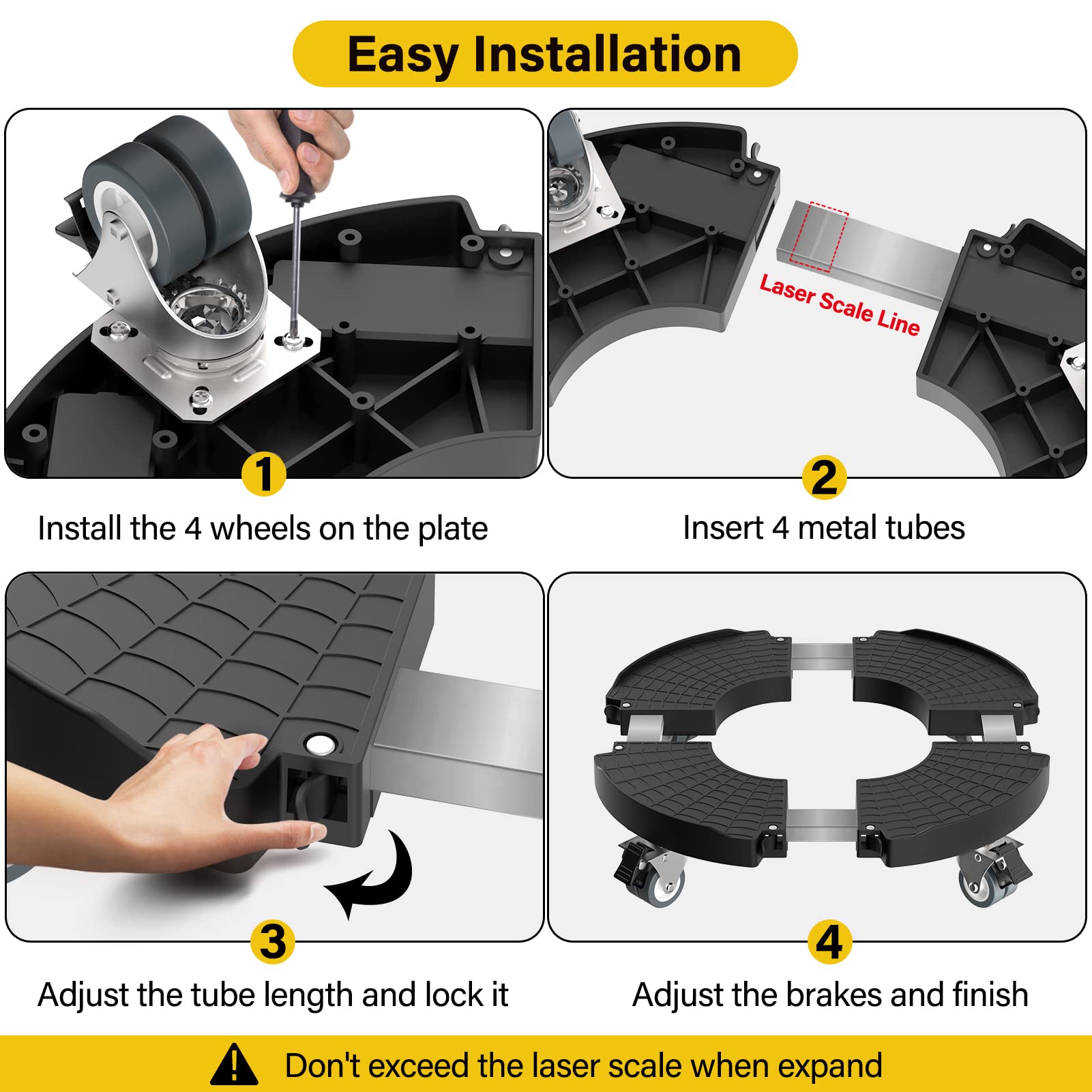 Goovilla easy tool-free assembly in minutes saves setup time for patios.