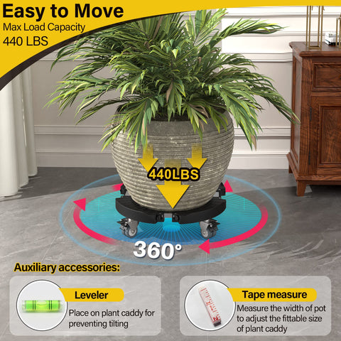 Goovilla roller wheels with brakes enable secure positioning and easy repositioning.