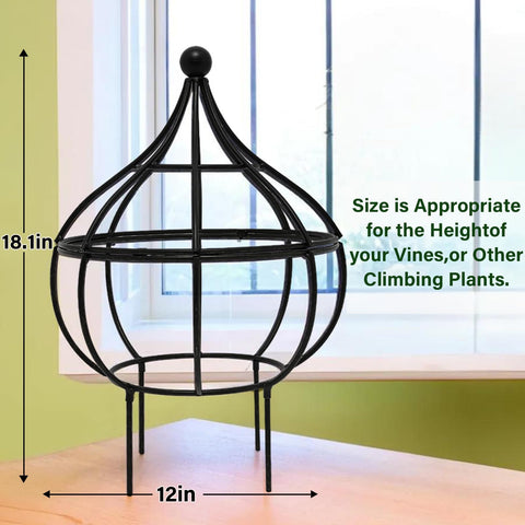 GOOXIM garden obelisk trellis indoor-outdoor versatility supports climbing plants across spaces.