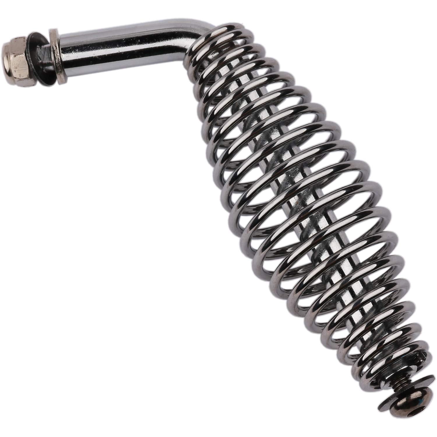 GOOYOOU 5-inch stainless spring handle improves lid control for BBQ pits.