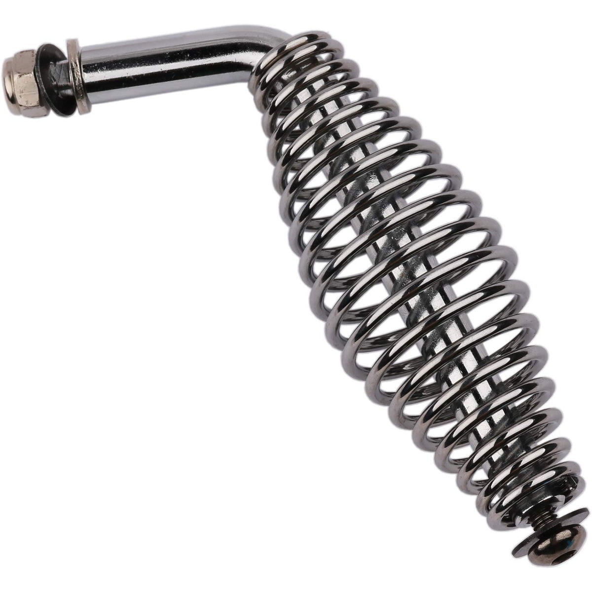 GOOYOOU 5-inch stainless spring handle improves lid control for BBQ pits.