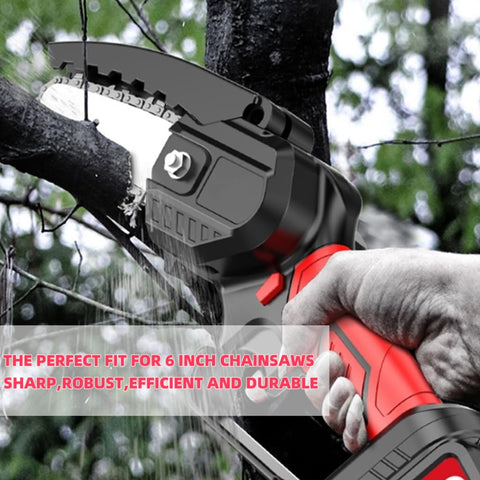 Gopbod cordless mini chainsaw chain for portable cutting tasks.