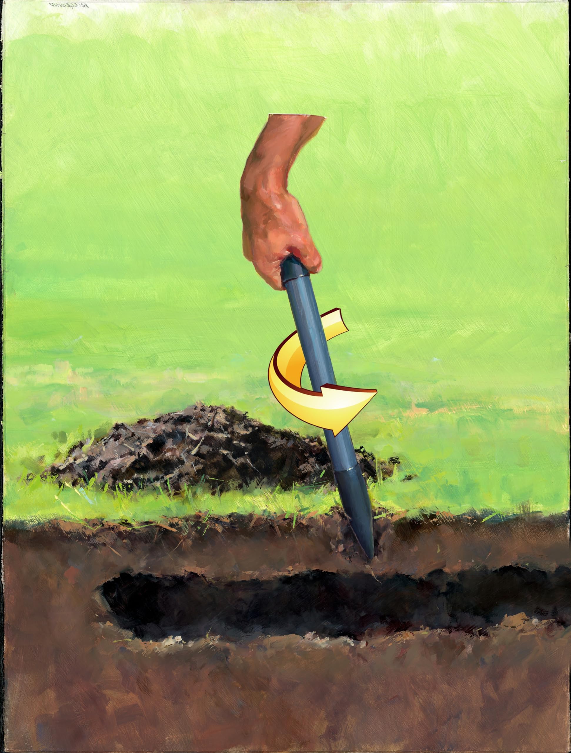 GopherHawk mole and gopher trap unit designed for reliable use.