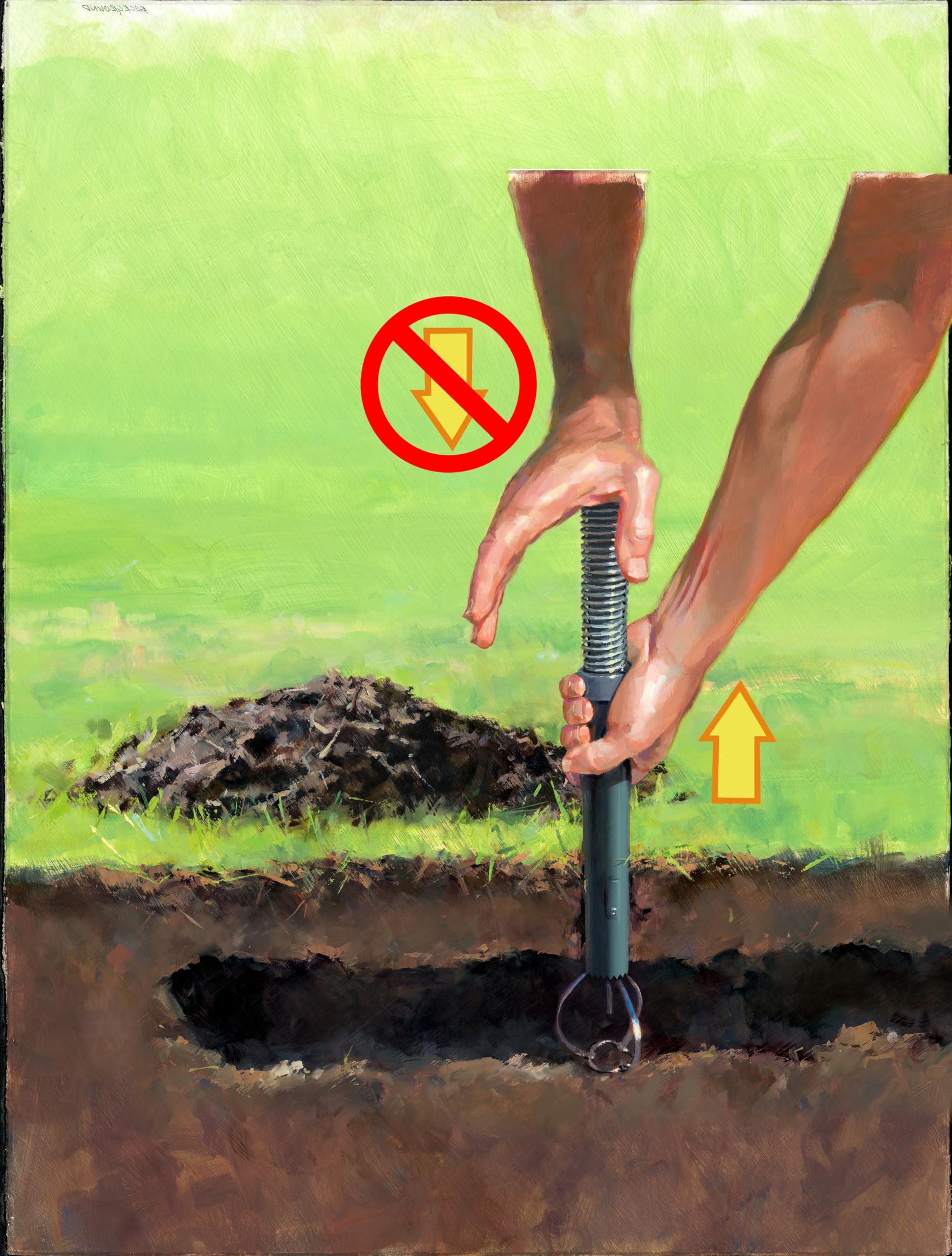GopherHawk trap with durable stainless straps for long-lasting performance.