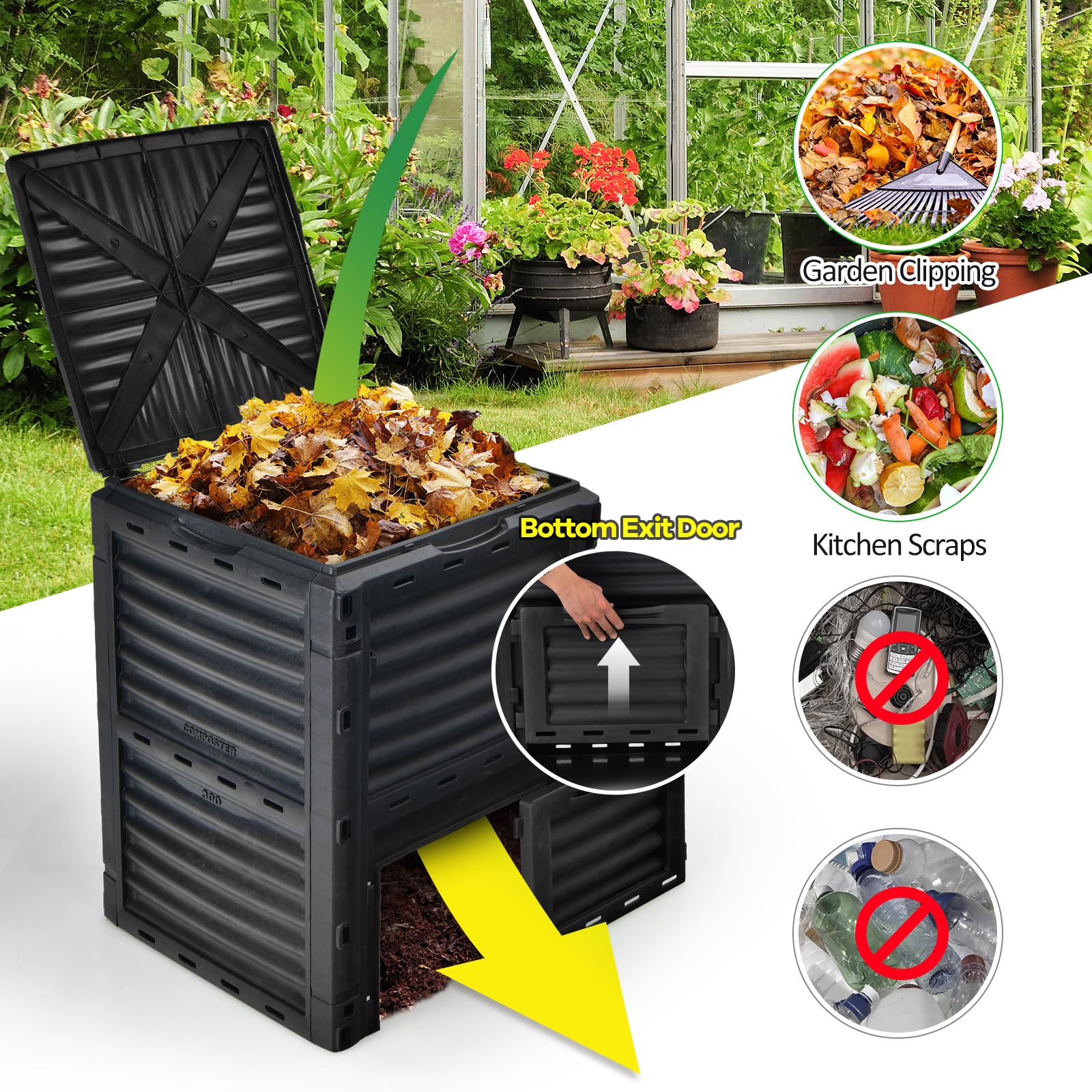 Goplus BPA-free material ensures safe outdoor use.