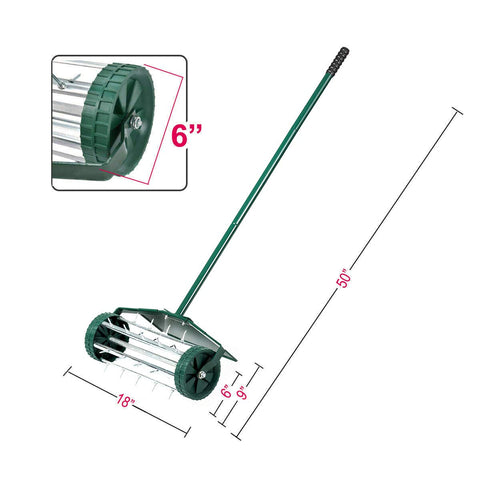 Goplus green aerator with Fender for safe, visible operation.