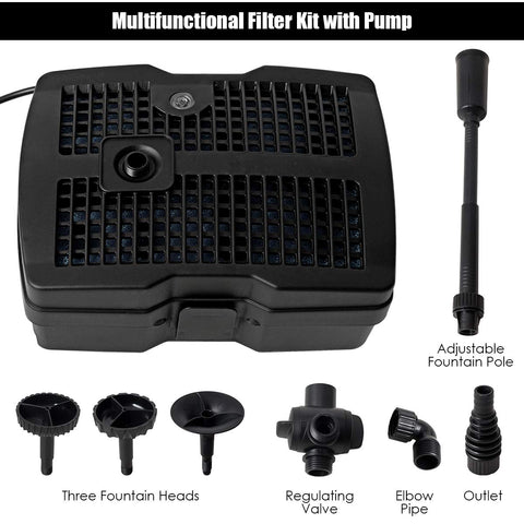Goplus IPX8 waterproof submersible pump performs safely underwater.