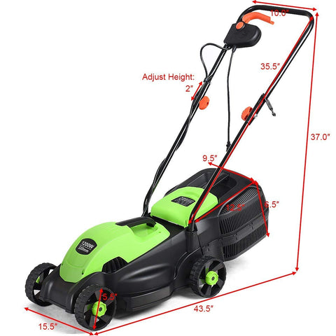 Goplus 2-in-1 mulch or bag feature for versatility.