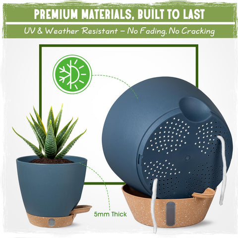 Goproauto water level indicator window enables precise watering.