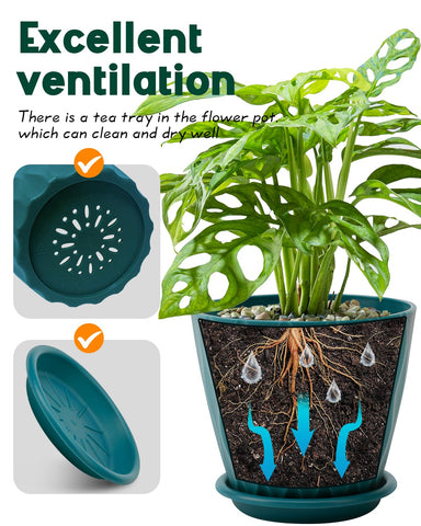 Goproauto weather-resistant planter durable for indoor and sheltered outdoor use.