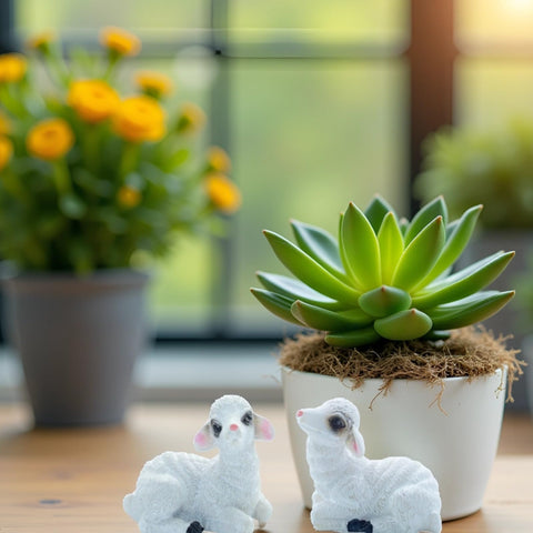 Gopupu Christian gift lamb statues for births or baptisms