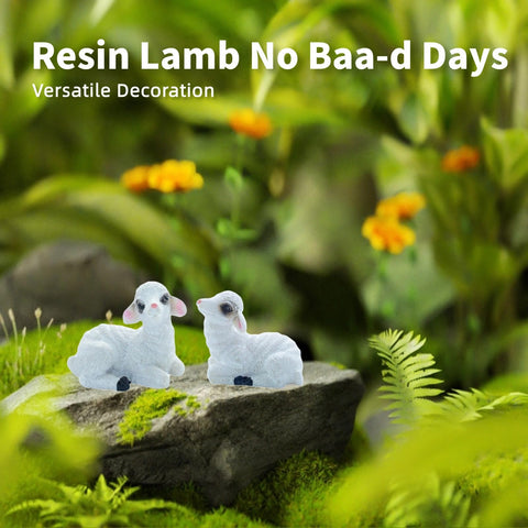 Gopupu Easter and nativity lamb figures for holiday displays