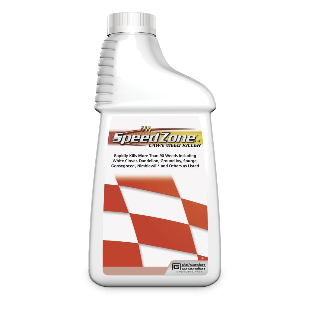 Gordon's SpeedZone EW bottle pour for fast lawn weed control.