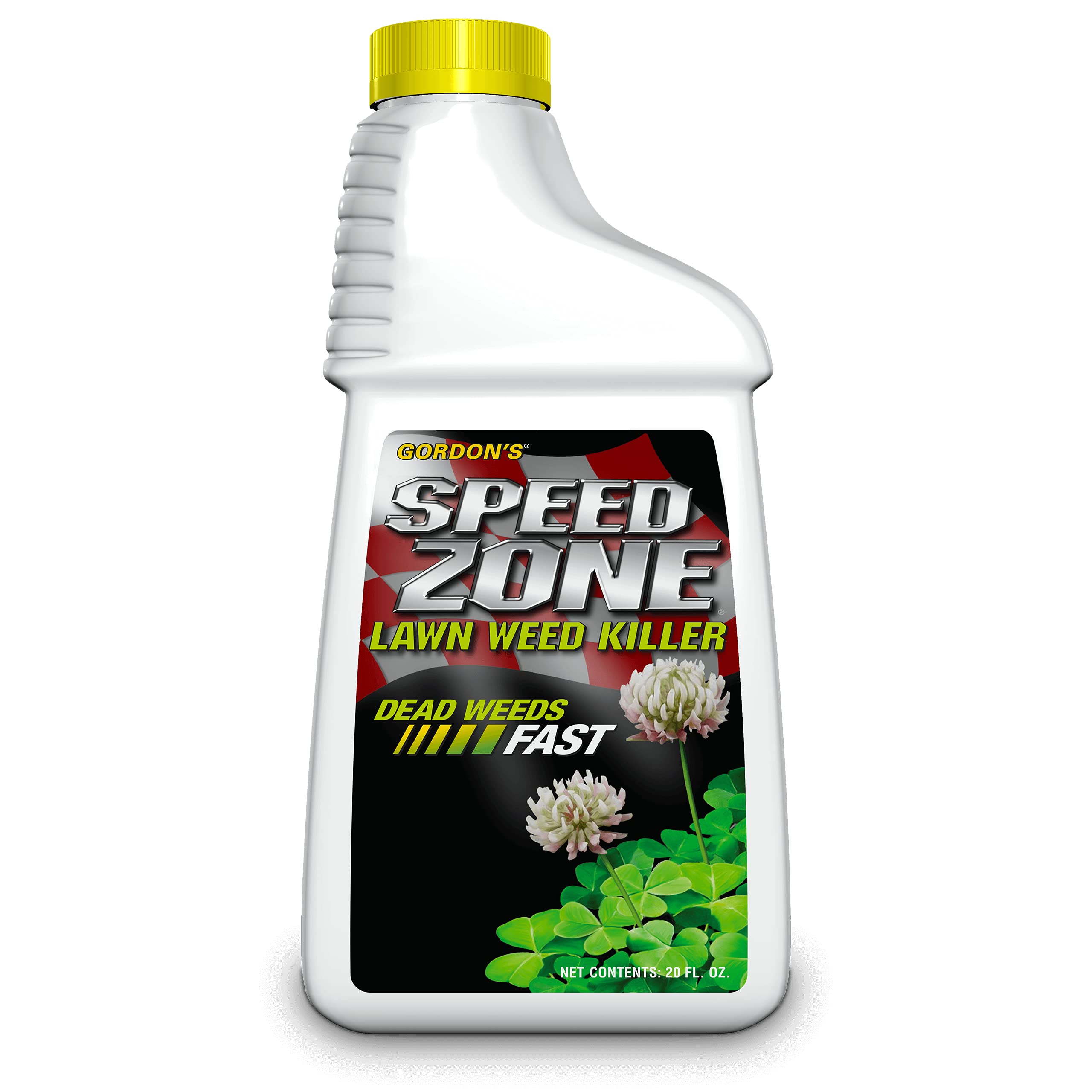 Gordon's SpeedZone lawn weed killer bottle for fast lawn weed control in turf