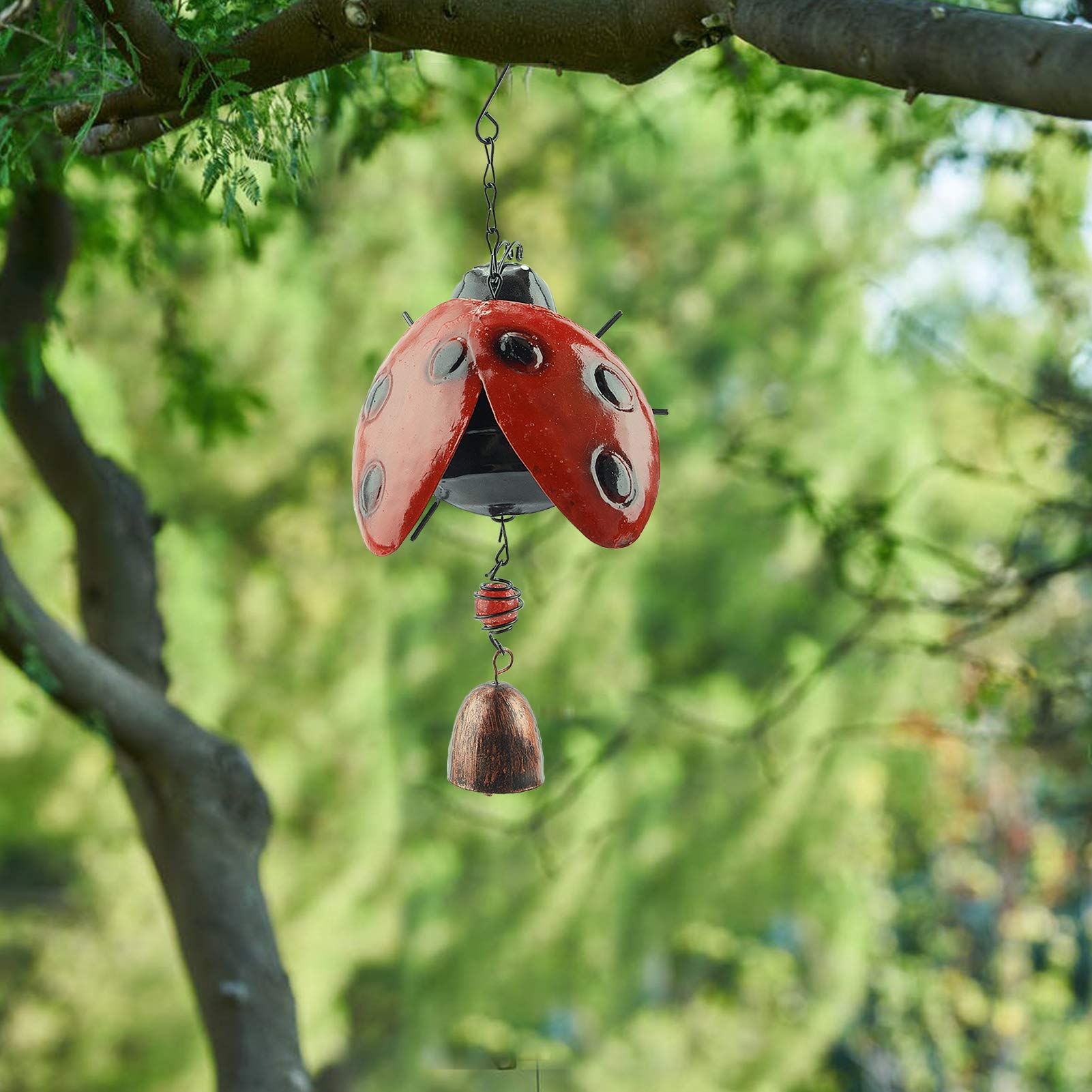 GORGECRAFT bell closeup emphasizes sturdy metal and painted finish